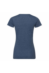Russell Womens Slim Fit Longer Length Short Sleeve T-Shirt (Bright Navy Marl)
