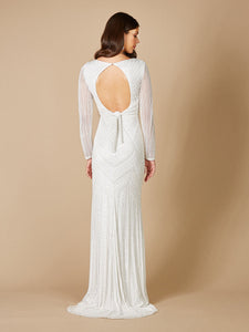 Finley Sheer Sleeve Wedding Gown