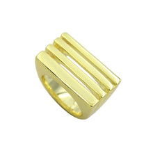 Load image into Gallery viewer, Leah 4 In 1 Yellow Plated Stacked Ring