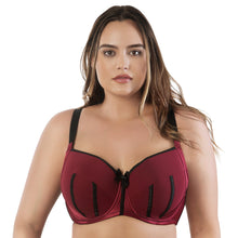 Load image into Gallery viewer, Charlotte Underwire Padded Bra - Rio Red