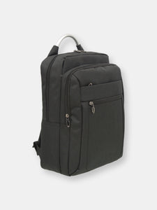 Rectangular Multi Pocket Backpack with Usb