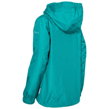 Load image into Gallery viewer, Trespass Childrens Girls Fenna Waterproof Jacket (Ocean Green)