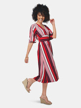 Load image into Gallery viewer, Zoe Dress in Stripe Paradise