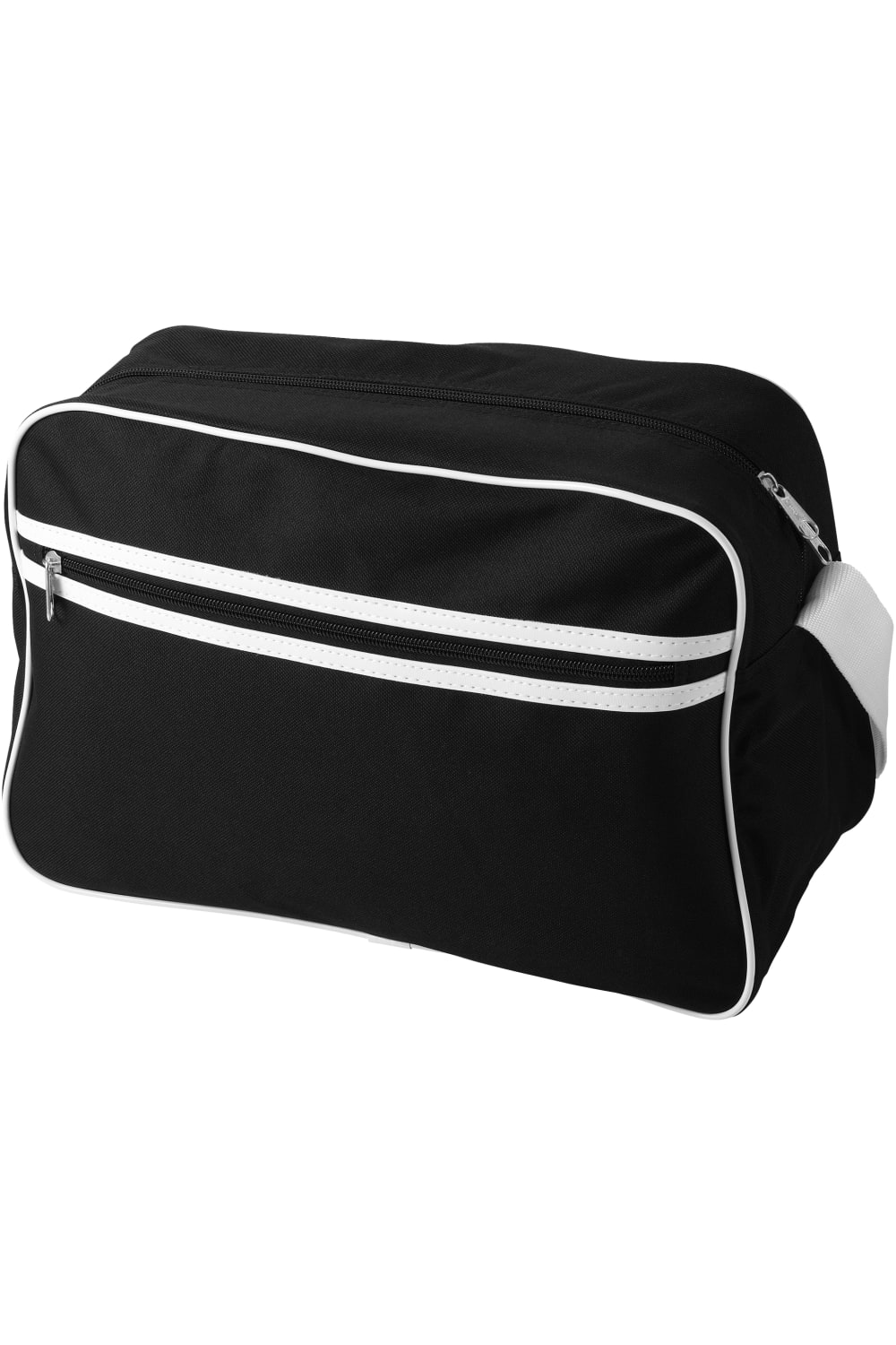 Bullet Sacramento Shoulder Bag (Solid Black) (15 x 6.3 x 10.2 inches)