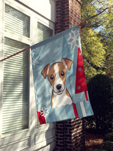 Load image into Gallery viewer, 28 x 40 in. Polyester Winter Holiday Jack Russell Terrier Flag Canvas House Size 2-Sided Heavyweight
