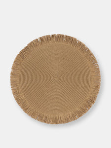 Set Of 4 Fringed Placemats