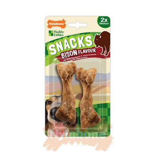 Nylabone Bison Snack Treats (May Vary) (Large)