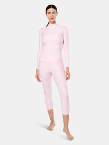 Petal Pink Tech Jersey  With Long Sleeves