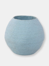 Load image into Gallery viewer, Bola Cotton Basket, Aqua Blue - OS