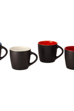 Load image into Gallery viewer, Bullet Riviera Ceramic Mug (Solid Black/Red) (3.3 x 3.5 inches)