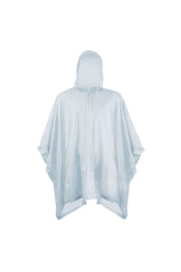 Kids Hooded Plastic Reusable Poncho (Clear)