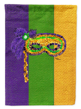 Load image into Gallery viewer, Mardi Gras Mask Garden Flag 2-Sided 2-Ply
