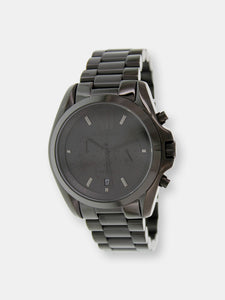 Michael Kors Men's Bradshaw MK5550 Black Stainless-Steel Plated Japanese Quartz Fashion Watch