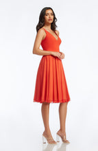 Load image into Gallery viewer, Alicia Poppy Fit And Flare Midi Dress