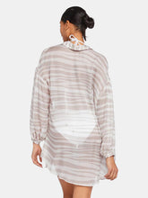 Load image into Gallery viewer, Sharita Shirt Dress - Zahara Breeze