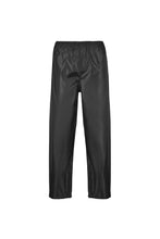 Load image into Gallery viewer, Portwest Mens Classic Rain Trouser (S441) / Pants (Black)