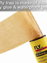 Load image into Gallery viewer, Yellow Fly Flies Mosquito Flying Insects Bugs Sticky Glue Ribbon Trap - 32 pks