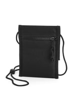 Load image into Gallery viewer, Recycled Neck Pouch - Black