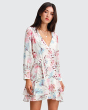 Load image into Gallery viewer, A Night With You Mini Wrap Dress - Cream