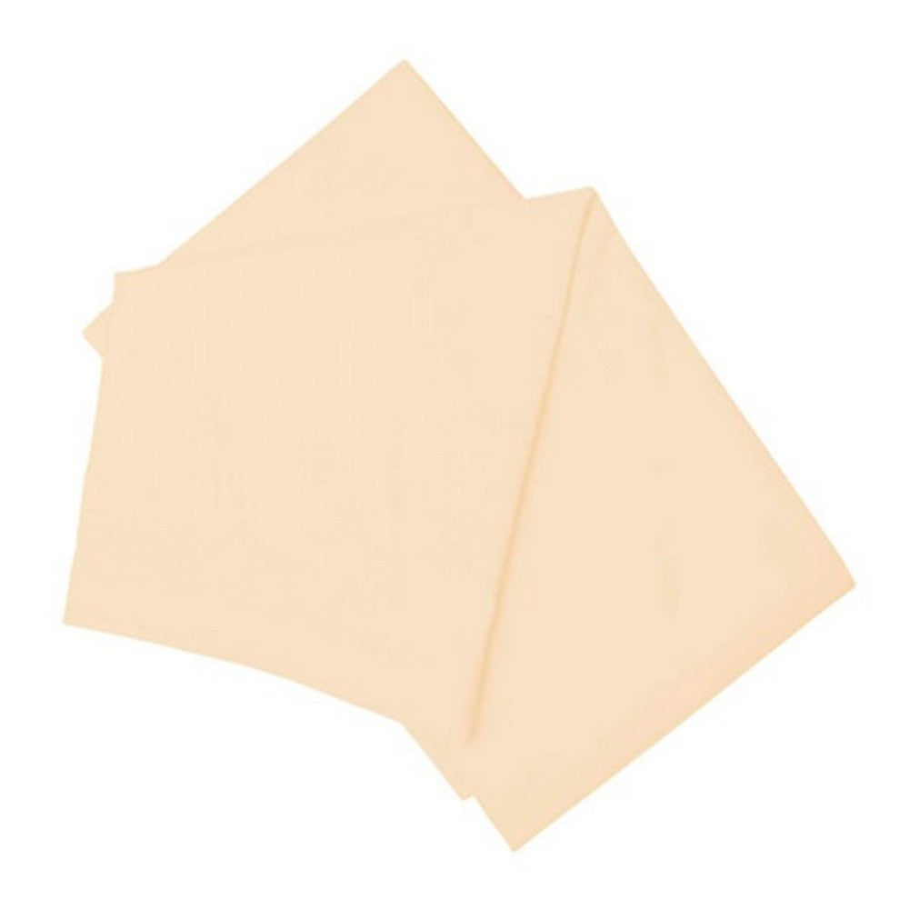 Belledorm Brushed Cotton Extra Deep Fitted Sheet (Cream) (Queen)