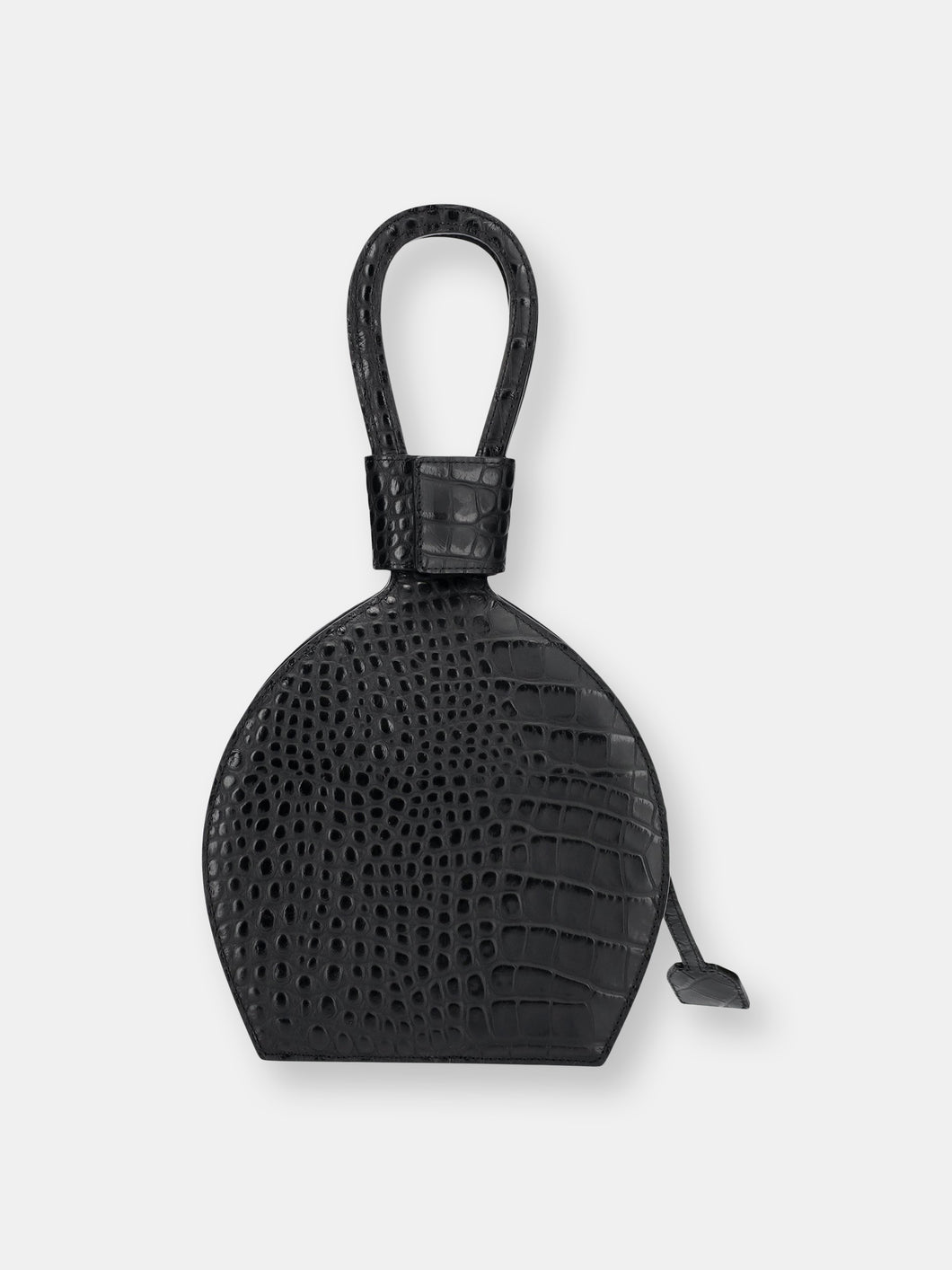 Atena Croc Noir Purse-Sling Bag
