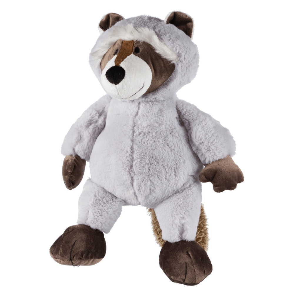 Trixie Raccoon Plush Dog Toy (Gray/Brown) (One Size)