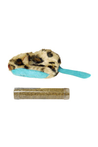 Pet Brands Play And Fill Faux Fur Catnip Mouse (Assorted colors) (One Size)