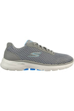 Load image into Gallery viewer, Womens/Ladies GOwalk 6 Iconic Vision Sneakers (Gray/Blue)