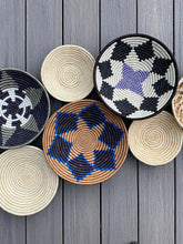 Load image into Gallery viewer, Moon’s Assorted Set of 8 African Baskets 7.5”-12” Wall Baskets Set