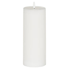 Load image into Gallery viewer, Hill Interiors Luxe Collection Natural Glow Electric Candle (White) (15cm x 7cm x 7cm)