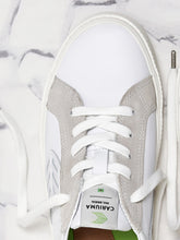 Load image into Gallery viewer, CATIBA Low Off White Leather Ice Suede Accents Sneaker Men