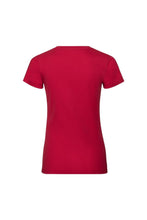 Load image into Gallery viewer, Russell Womens/Ladies Authentic Pure Organic Tee (Classic Red)