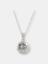 Load image into Gallery viewer, Sterling Silver Cubic Zirconia Sphere Pendant