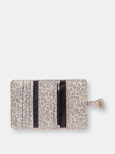 Load image into Gallery viewer, Mila Trifold Wallet: Leopard Stingray