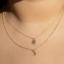 Load image into Gallery viewer, Gold Initial Pendant Necklace