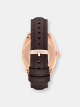 Load image into Gallery viewer, Emporio Armani Men&#39;s Gamma AR1939 Rose-Gold Leather Japanese Quartz Dress Watch
