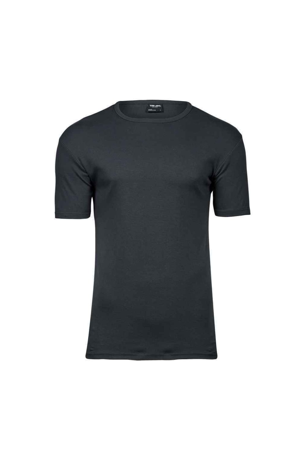 Tee Jays Mens Interlock T-Shirt (Dark Grey)