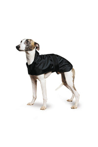 Ancol Pet Products Muddy Paws Touch Fasten Whippet Coat (Black) (27.5in) (27.5in)
