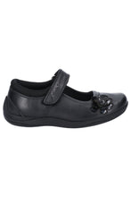Load image into Gallery viewer, Hush Puppies Girls Jessica Patent Leather School Shoe (Black)