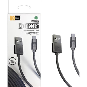 Type-C USB Charge and Sync Cable - Gray