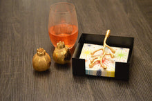 Load image into Gallery viewer, Unique Napkin Holder and Salt &amp; Pepper Shakers Set (Golden)
