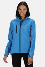 Load image into Gallery viewer, Regatta Womens/Ladies Ablaze 3 Layer Membrane Soft Shell Jacket (French Blue/Navy)