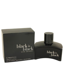 Load image into Gallery viewer, Black is Black by Nu Parfums Eau De Toilette Spray 3.4 oz