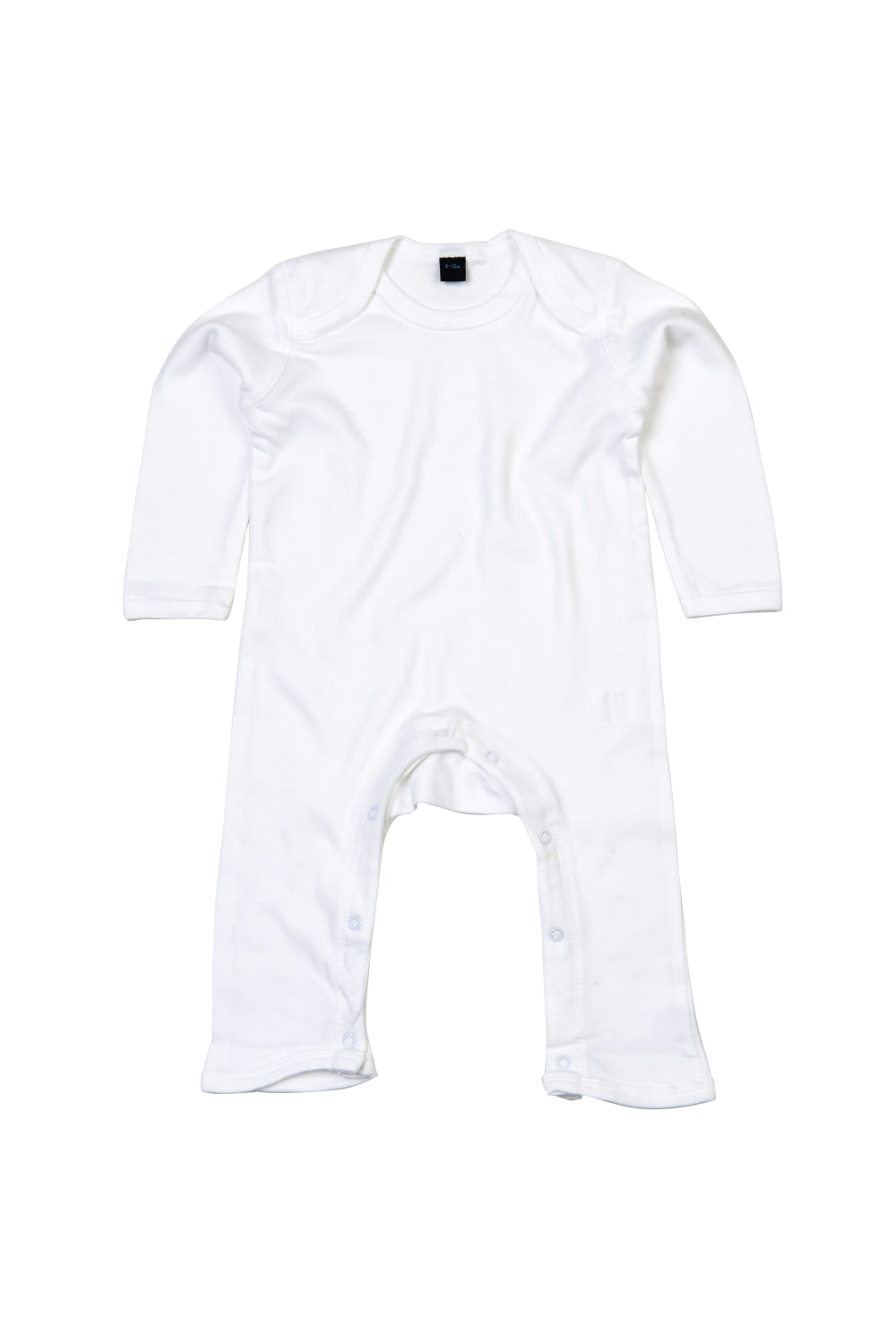 Babybugz Unisex Baby Long Sleeved Rompersuit (White)
