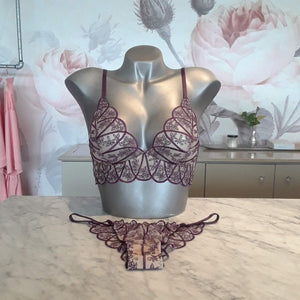 Gigi Burgundy Bra