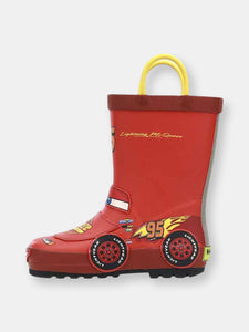 Kids Lightning McQueen Rain Boots - Red