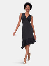 Load image into Gallery viewer, Isabella Flounce Hem Asymmetrical Dress