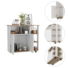 Load image into Gallery viewer, Serbia Kitchen Island, One Cabinet, Four Open Shelves