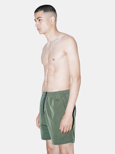 Military Green Classic Swim Shorts