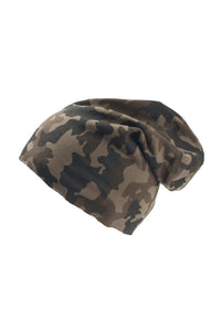 Brooklin Raw Edge Jersey Beanie - Camouflage